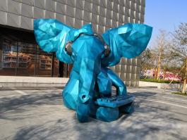 保利夢工場大象雕塑