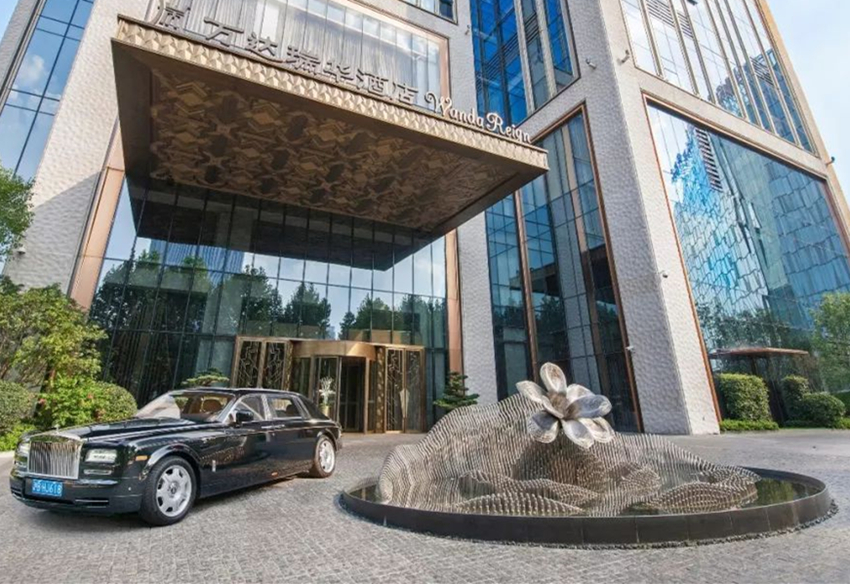 不銹鋼雕塑蘭水韻