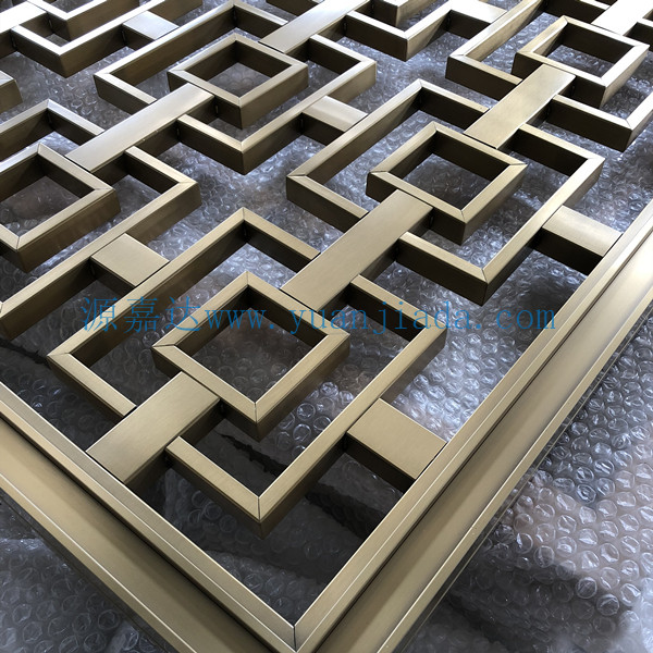 拉絲不銹鋼屏風(fēng)