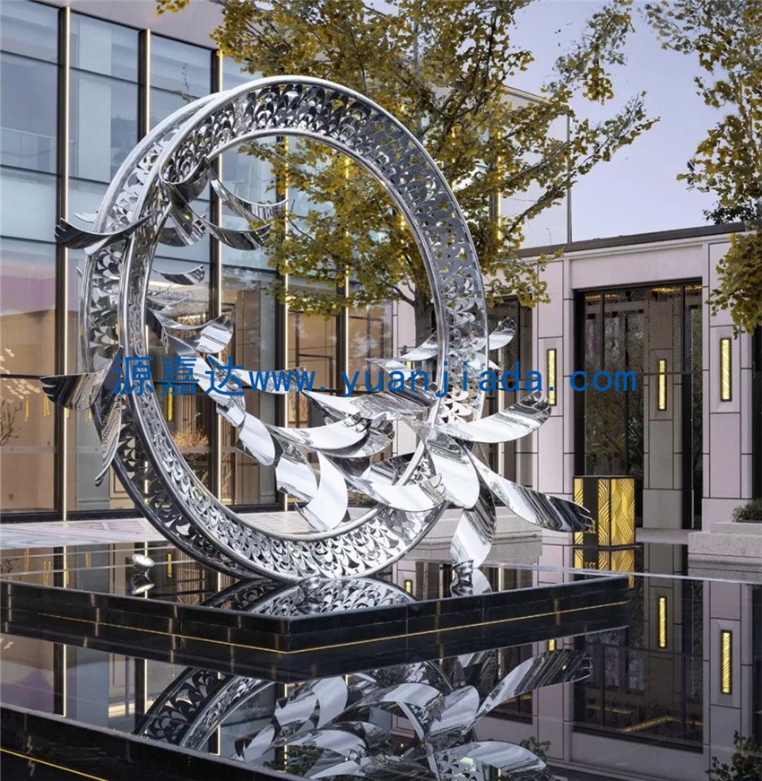 水池雕塑 水池雕塑